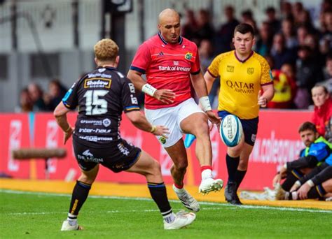 Simon Zebo To Miss Munster Rugbys Urc Clash With Connacht Limerick Live