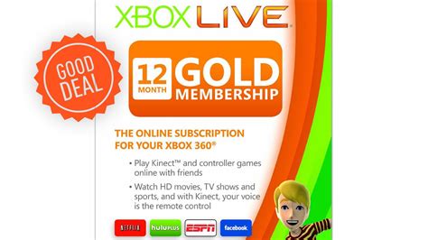 Good Deal 12 Months Of Xbox Live Gold For 35 The Verge