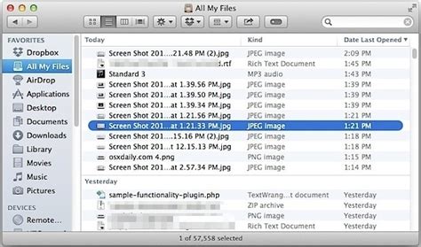 Simple Tips To Make The “all My Files” Finder View More Useful On The Mac