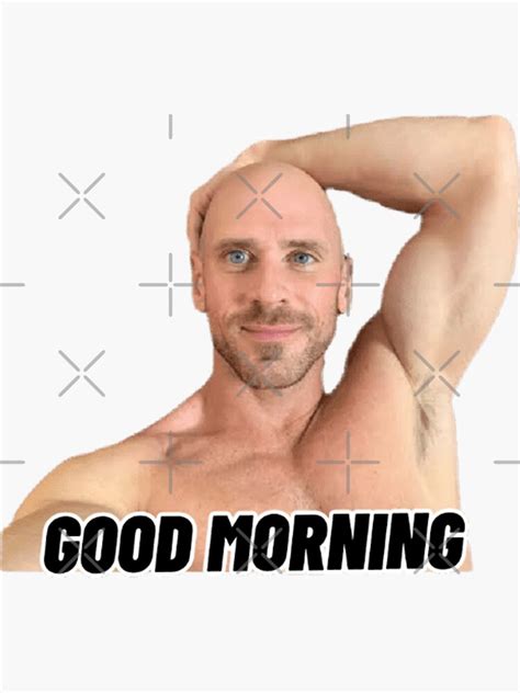 Johnny Sins Good Morning Sticker For Sale By Misakichan Redbubble