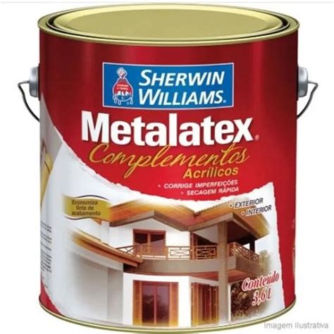 Massa Corrida Metalatex 900ml Branco Sherwin Williams Rota 166