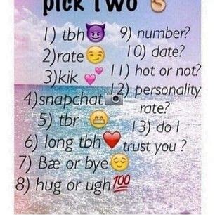 Pick a number game for friends. 10607977_685777598182623_1542722111_a.jpg (306×306) | Tbh ...