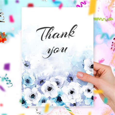 Thank You Images With Blue Flowers