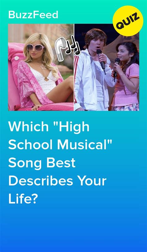 An Advertisement With The Words Whichhigh School Musical Song Best