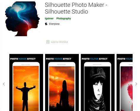 Turn Photo Into Silhouette App Free Download