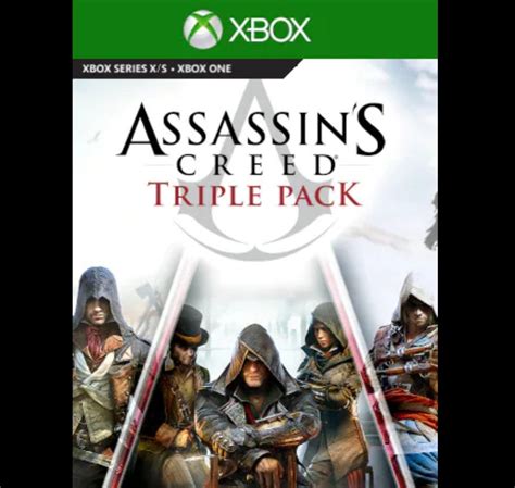 Xbox One Series S X Assassin S Creed Triple Pack Black Flag Unity