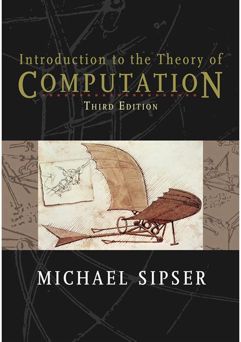 Introduction To The Theory Of Computation 3rd Edition