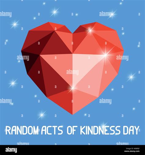Origami Heart Red Color With Stars Valentines Day Random Acts Of Kindness Day Wedding