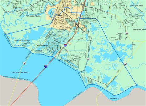 St Tammany Parish Zoning Map - Maps For You
