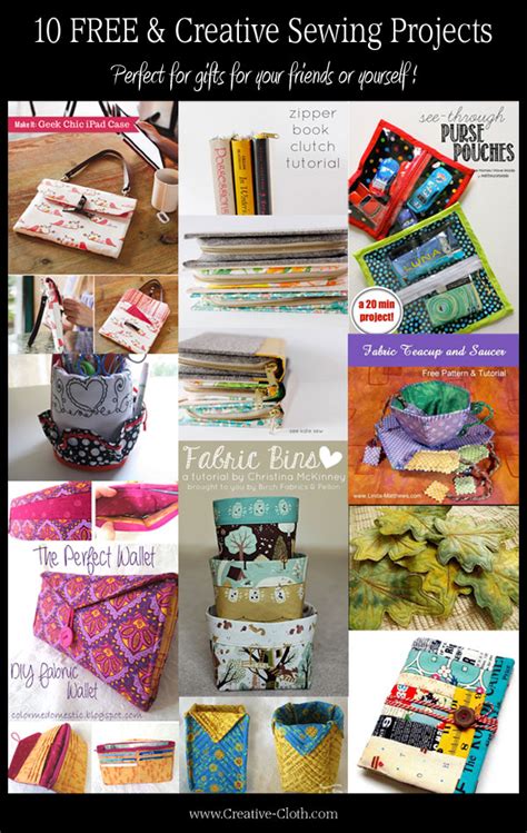 10 Free And Creative Sewing Projects Linda Matthews