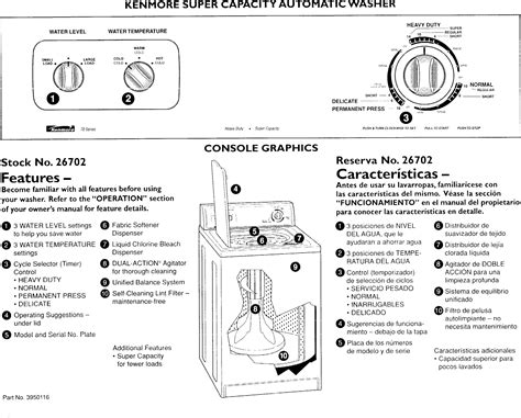 Kenmore Series Washer Parts Manual