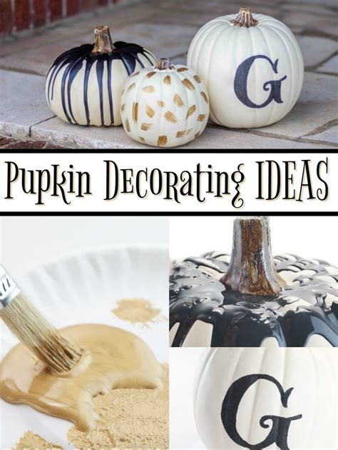 Halloween Craft Ideas 5 Ways To Decorate A Pumpkin A Little Craft