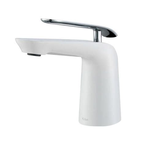 Style to your bathroom vanities menards review, of the bathroom. Kraus Seda Single Lever Basin Bathroom Faucet Chrome-White ...