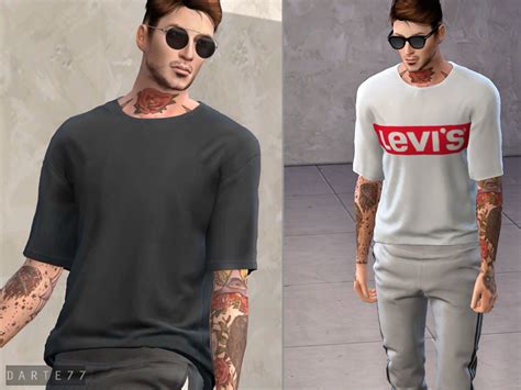 The Sims Resource Loose Fit T Shirt Fixed
