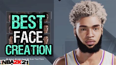 New Best Face Creation Tutorial In Nba 2k21 Drippy Comp Stage