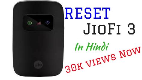 How To Reset JioFi Or Fix The Red Colour Blinking Error YouTube