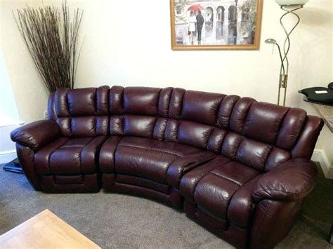 Black Leather Reclining Sectional Taka69designs
