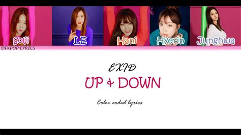 Exid Up And Down Hanromeng Color Coded Lyrics Youtube