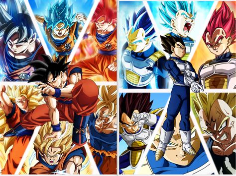 Goku And Vegeta Matching Wallpaper Goku Dragon Ball Anime Son Mui