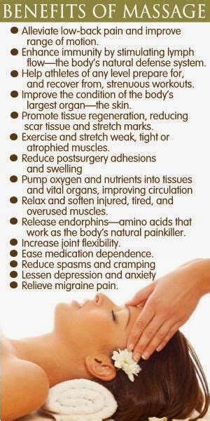 Health And Nutrition Tips Benefits Of Massage
