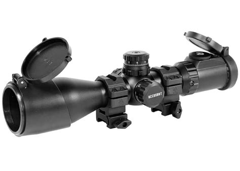 Leapers 3 12x44 Ao Swat Compact Accushot Rifle Scope Ez Tap A28