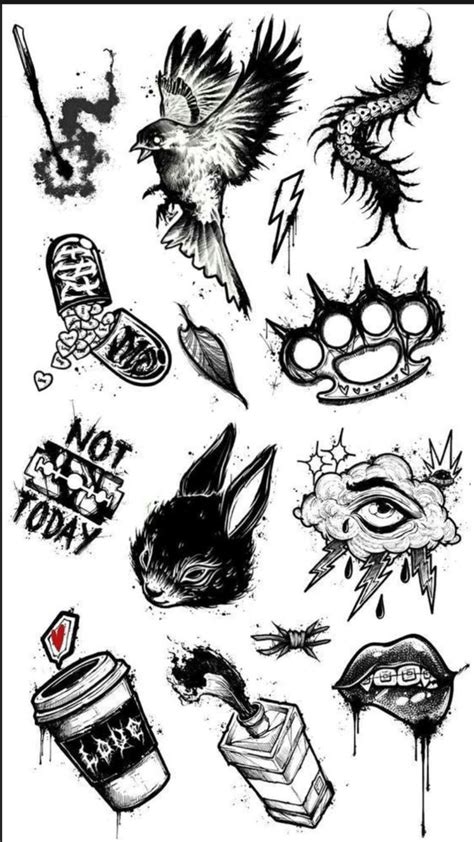идеи для тату Винтажные татуировки Татуировки Страшные татуировки