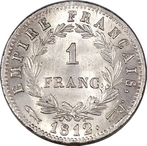 1 Franc Napoleon I France Numista