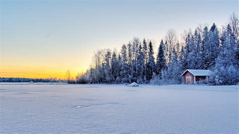 Wallpaper Sunlight Landscape Sunset Lake Snow Winter Ice