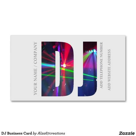 How do i design my own business cards? DJ Business Card | Zazzle.com | Dj business cards ...