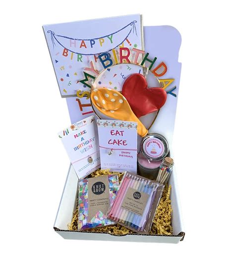 Happy Birthday Box For Friend Personalized Birthday In A Box Best