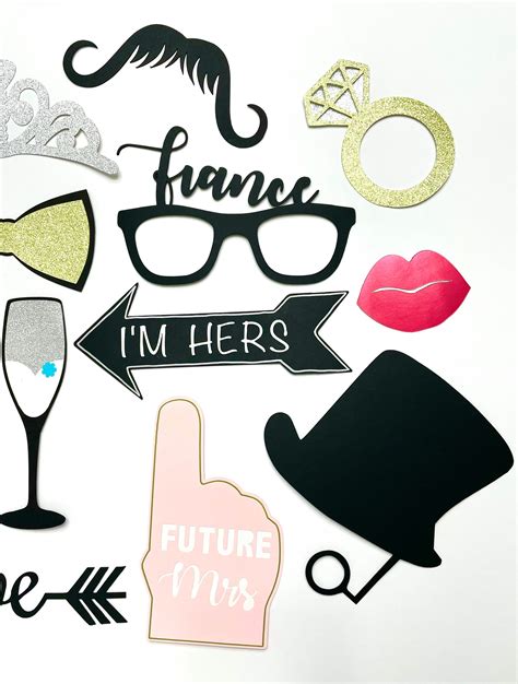 Engagement Party Photo Booth Props Wedding Photo Props Etsy Australia