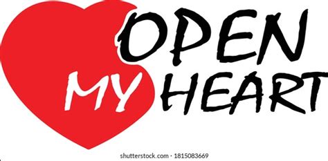 Open My Heart Logo Icon Design Stock Vector Royalty Free 1815083669