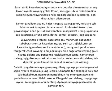 Contoh Artikel Eksposisi Bahasa Sunda 3 Contoh Berita Bahasa Sunda