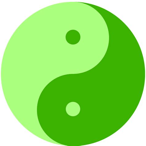 Baixar Símbolo Yin Yang Verde Png Transparente Stickpng