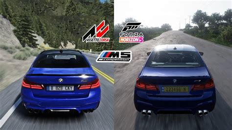 Forza Horizon 5 Vs Assetto Corsa BMW M5 Competition YouTube