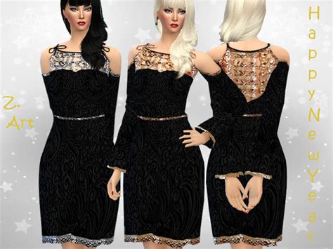 Vintagez 15 Chic Dress With Lace Insert By Zuckerschnute20 At Tsr