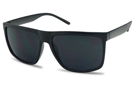 Unisex Classic Square Super Dark Black Limo Tint Lens Sunglasses Sunglasses Super Dark