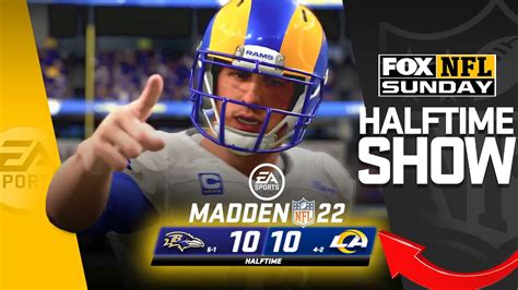 New Madden 23 Fox Nfl Sunday Halftime Show Concept 4k Youtube