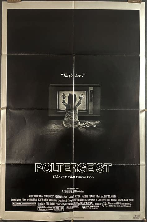 Poltergeist Original Vintage Horror Movie Poster Original Vintage
