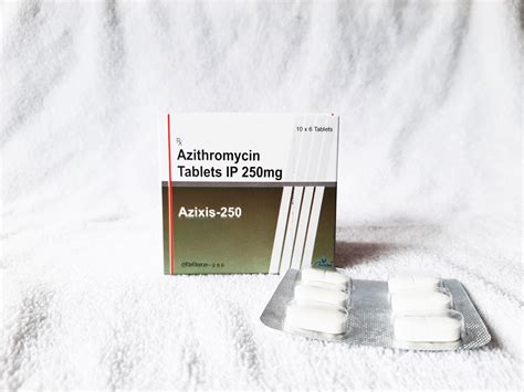 Azithromycin 250 Mg Allopathic Tablets For Clinical As Directed By