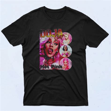 Doja Cat Hot Pink 90s T Shirt Retro