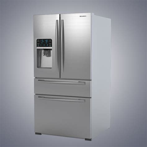 Mini fridges are the technology of the future. 3d samsung rf4287ha refrigerator