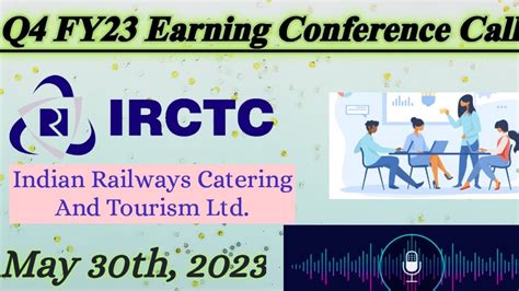 irctc share q4 fy23 earnings conference call irctc share latest news youtube