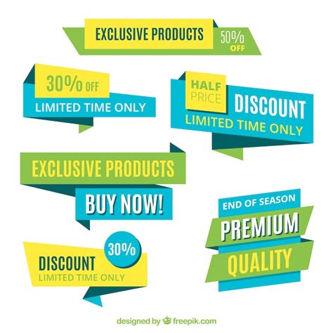 Premium Vector Product Discount Banners