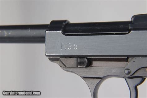 Rare Zero Series Nazi Walther P38 Ac 45 1945 9mm