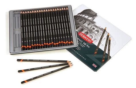 Pencils that use the numeric system come in #1, #2, #2 ½, #3 and #4. Derwent Graphic 9B-9H graphite pencils | Creative Bloq