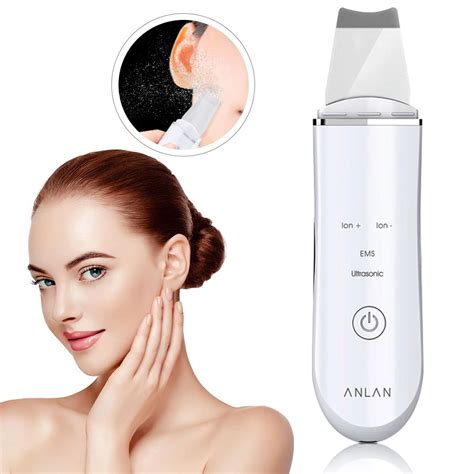 ANLAN Ultrasonic Skin Scrubber Face Cleanser Blackhead Acne Removal