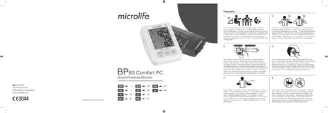Microlife Bp B3 Comfort Pc Blood Pressure Monitor Instruction Manual