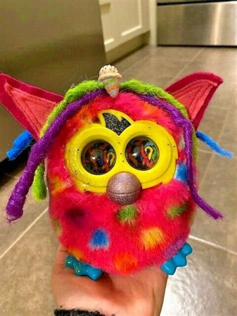 Ooak Furby Art Doll Plush Furby Boom Custom Worm On A String Etsy
