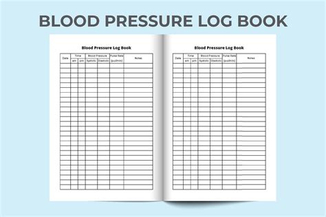 Blood Pressure Log Book Interior Pulse Tracker Journal Blood Pressure